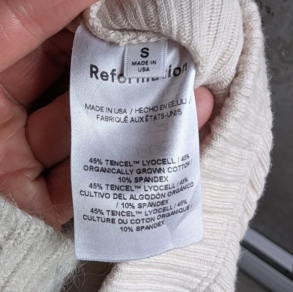 Reformation Whitney Ribbed Pants - Picture 6 of 6